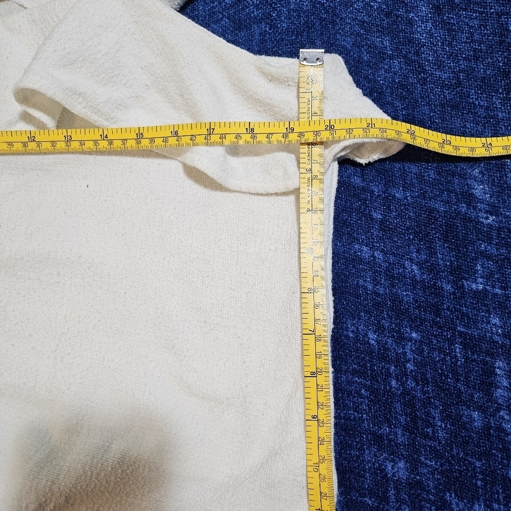 Madewell Texture & Thread Ruffle Tie Front Tank Terry Towel XL - Picture 4 of 8